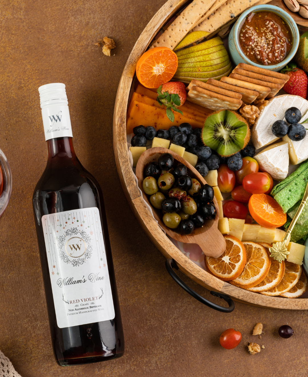 Red Violet Festive Edition Non-Alcoholic Beverage - Grape 750 ml