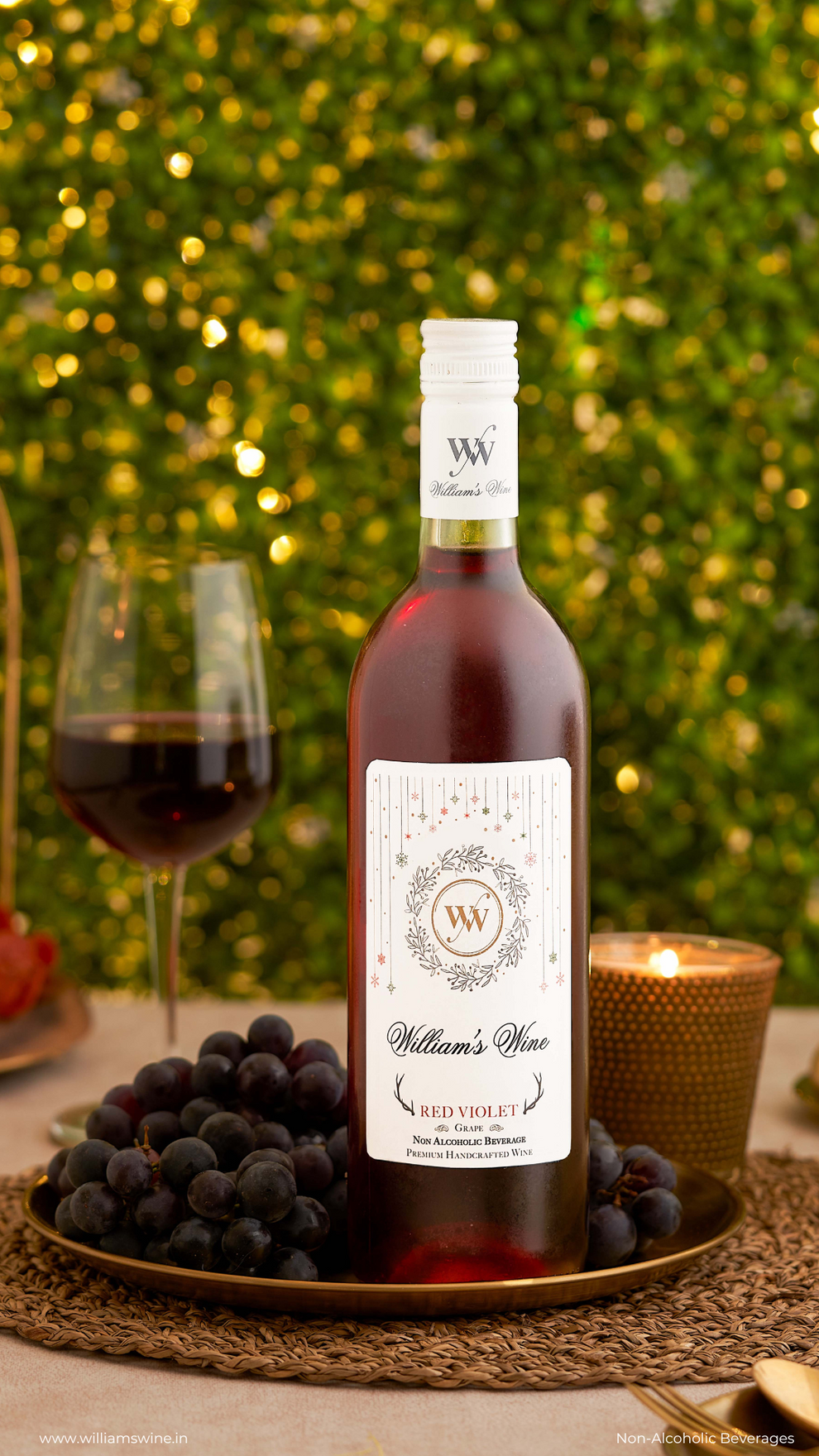 Red Violet Festive Edition Non-Alcoholic Beverage - Grape 750 ml ...