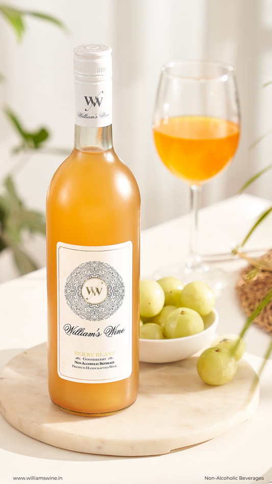 Golden Passion Non-Alcoholic Wine - Passion Fruit Infusion - 375ml