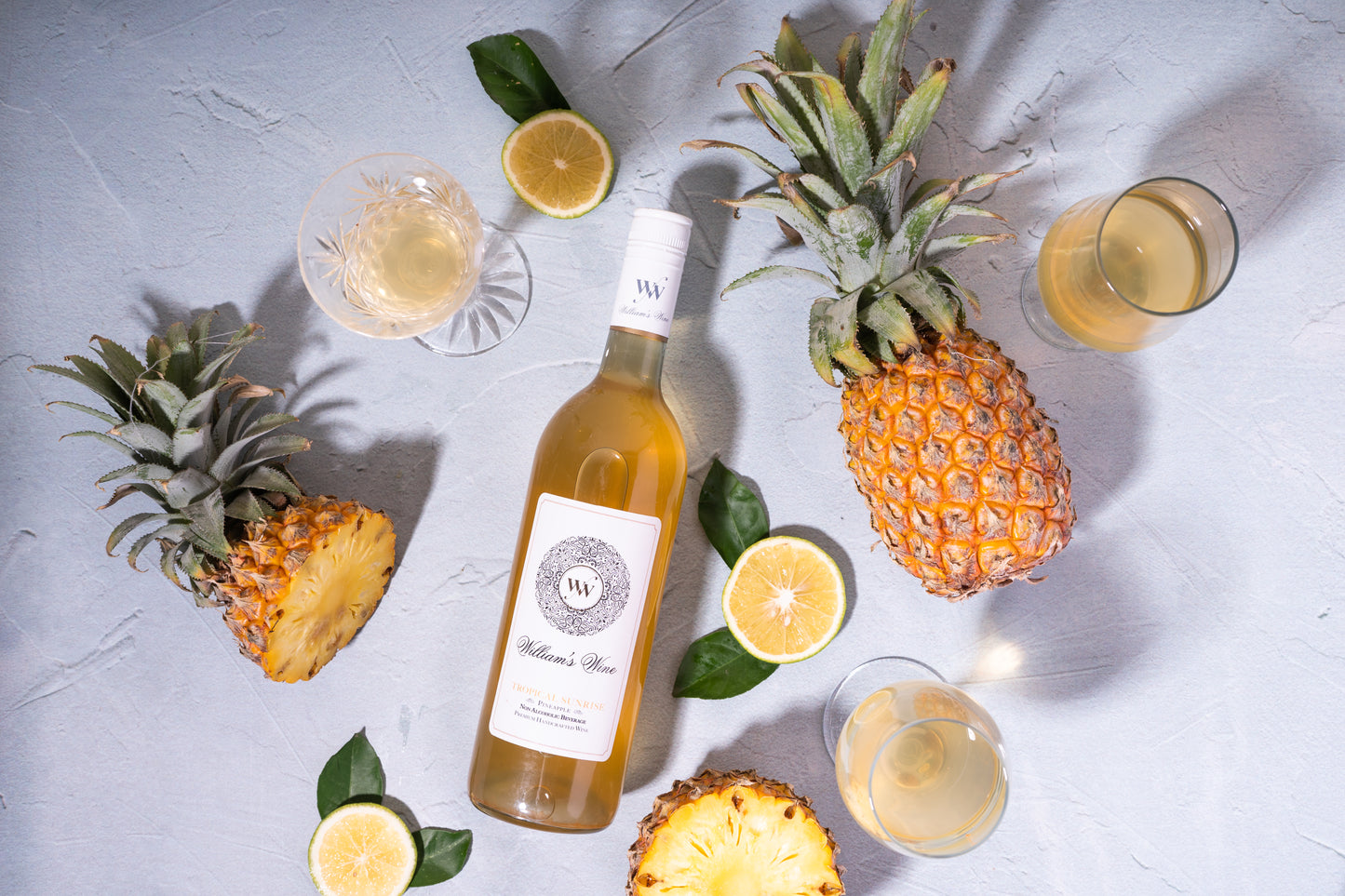 Tropical Sunrise Non-Alcoholic Wine - Pineapple - 750 ml